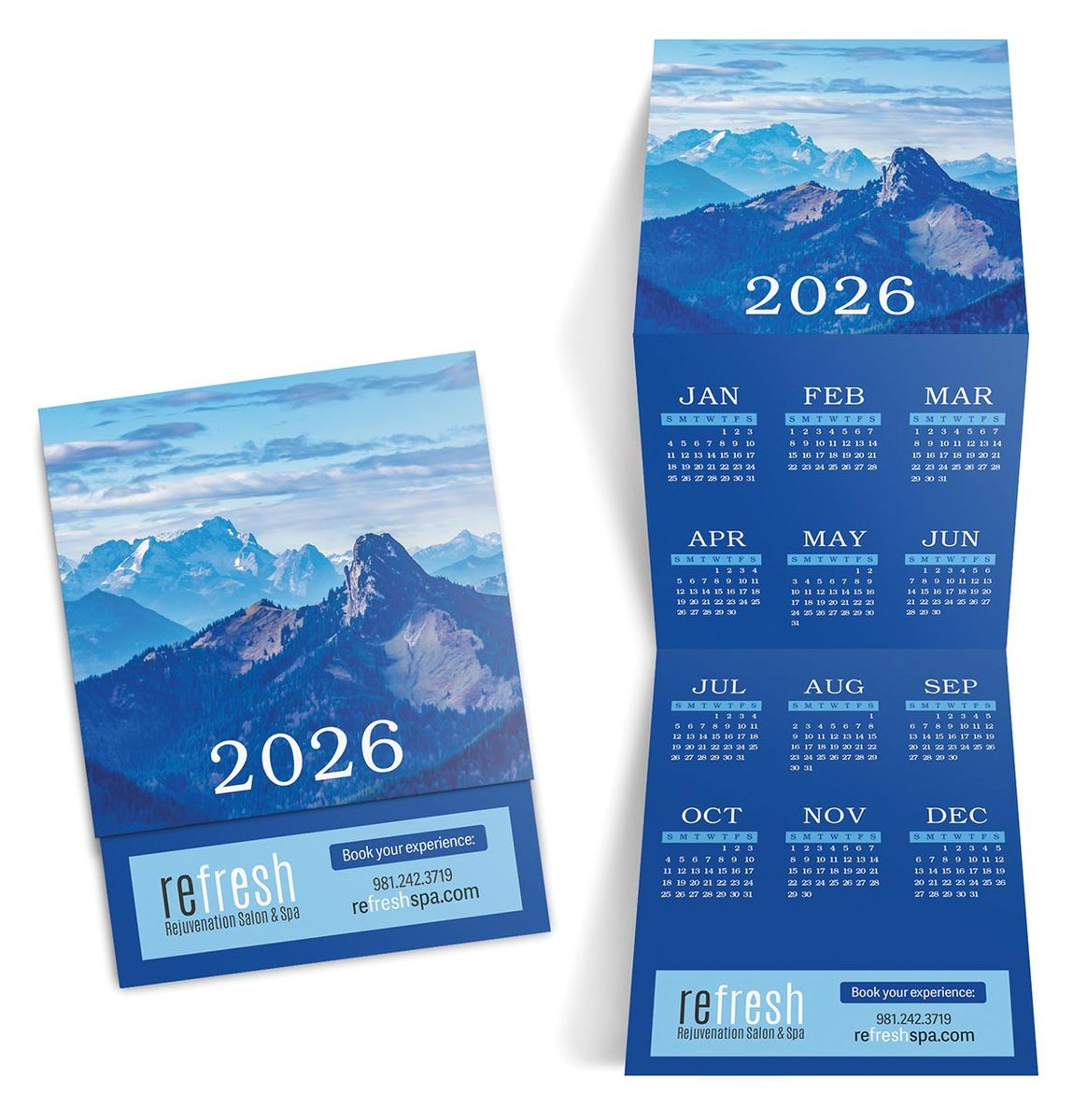 Custom Imprinted Tri-Fold Calendar Custom Imprinted Tri-Fold Calendar