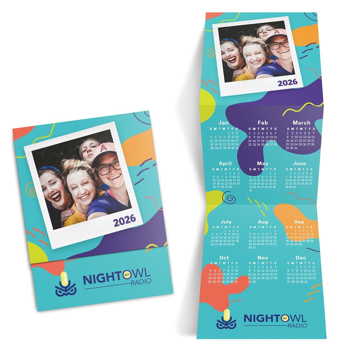 Custom Imprinted Tri-Fold Calendar Custom Imprinted Tri-Fold Calendar