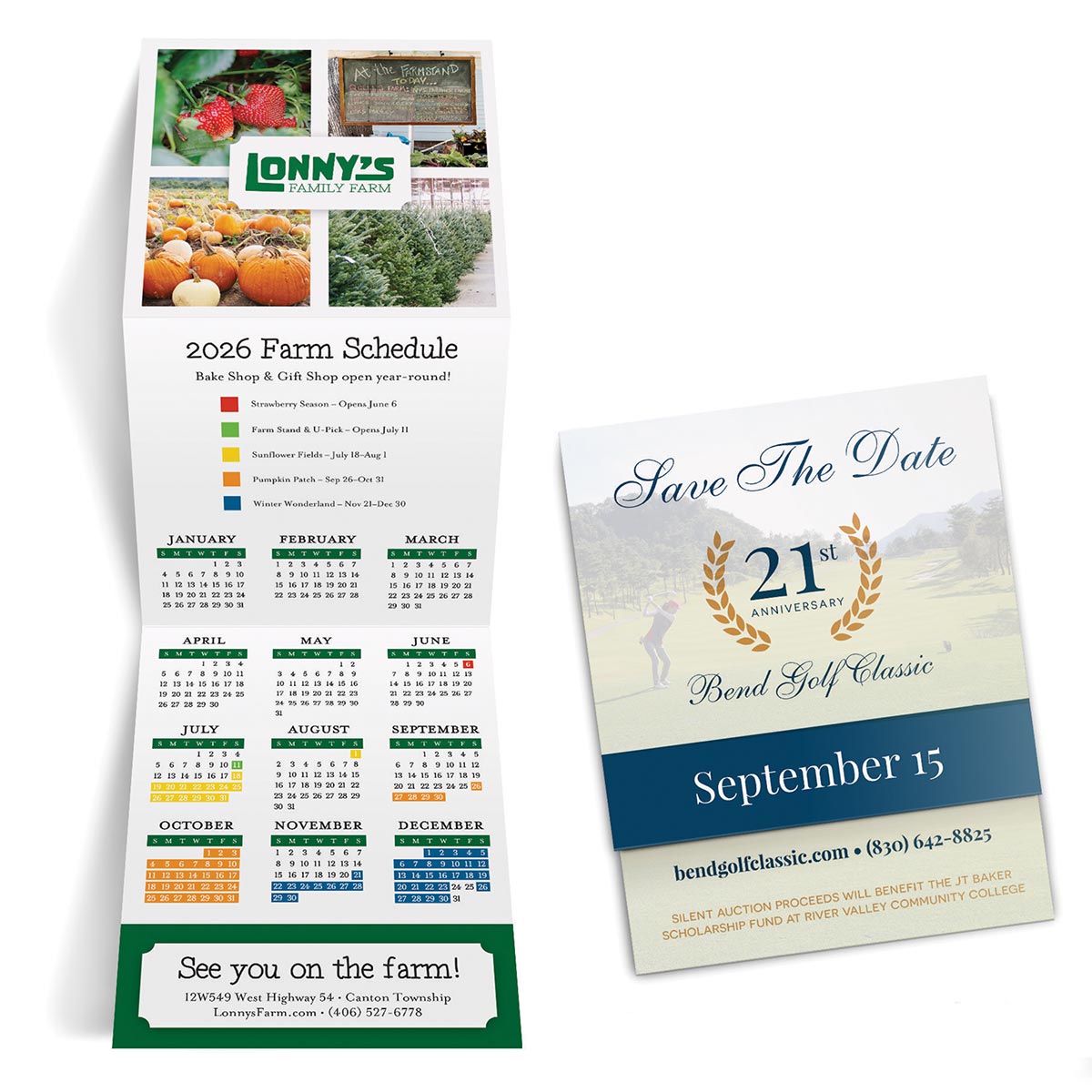 Custom Imprinted Tri-Fold Calendar Custom Imprinted Tri-Fold Calendar