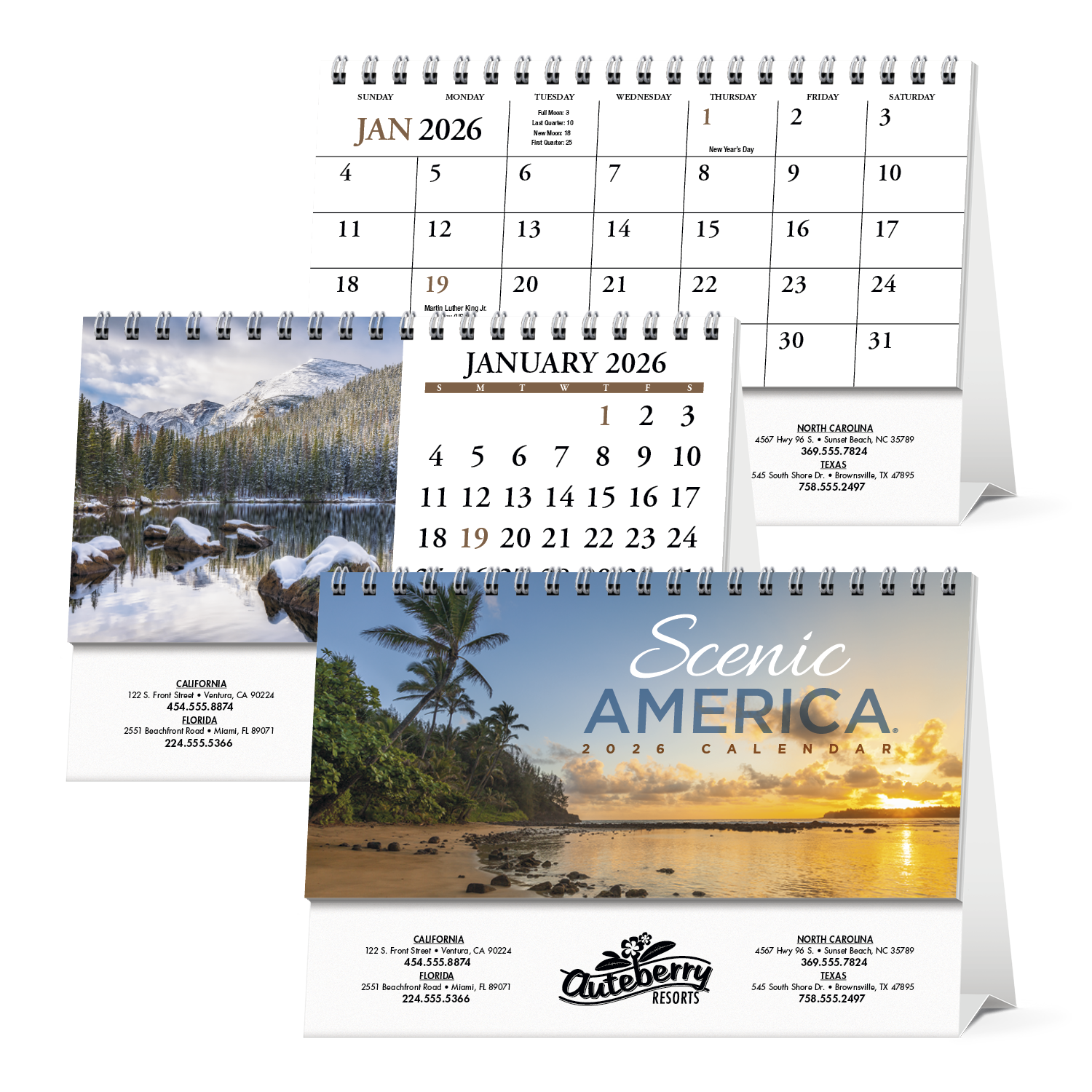 Custom Imprinted Desk Calendar Custom Imprinted Desk Calendar