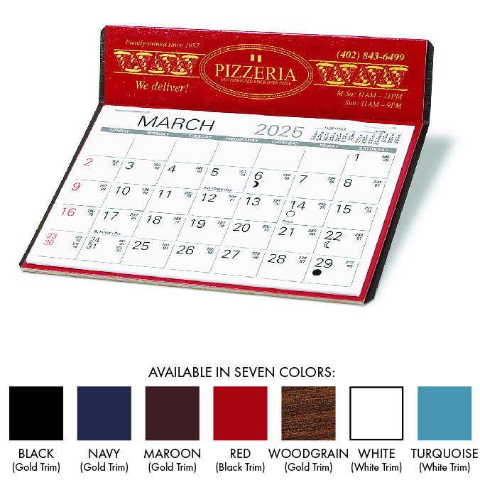 Custom Imprinted Desk Calendar