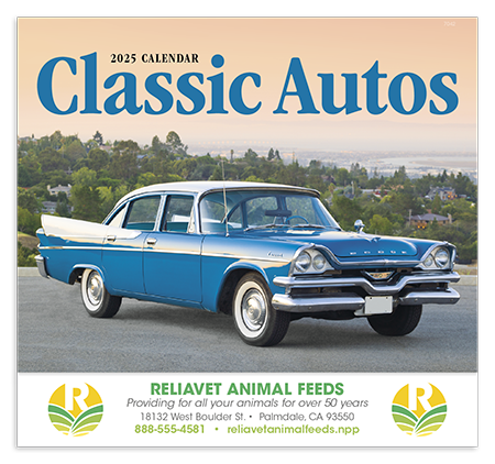 Classic Autos Calendar