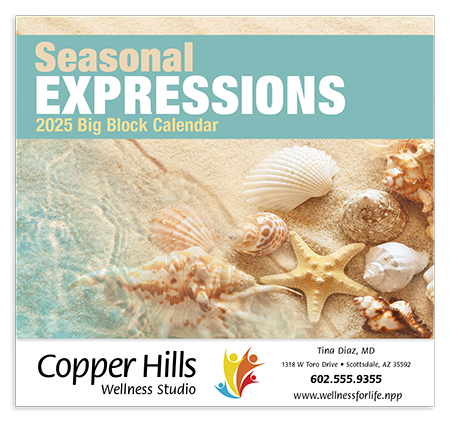 Seasonal Expressions Big Block Calendar