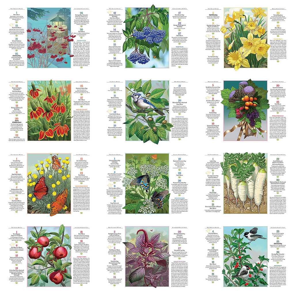 Custom Imprinted Calendar OFA Gardening Promotional Calendar on OFA Gardening