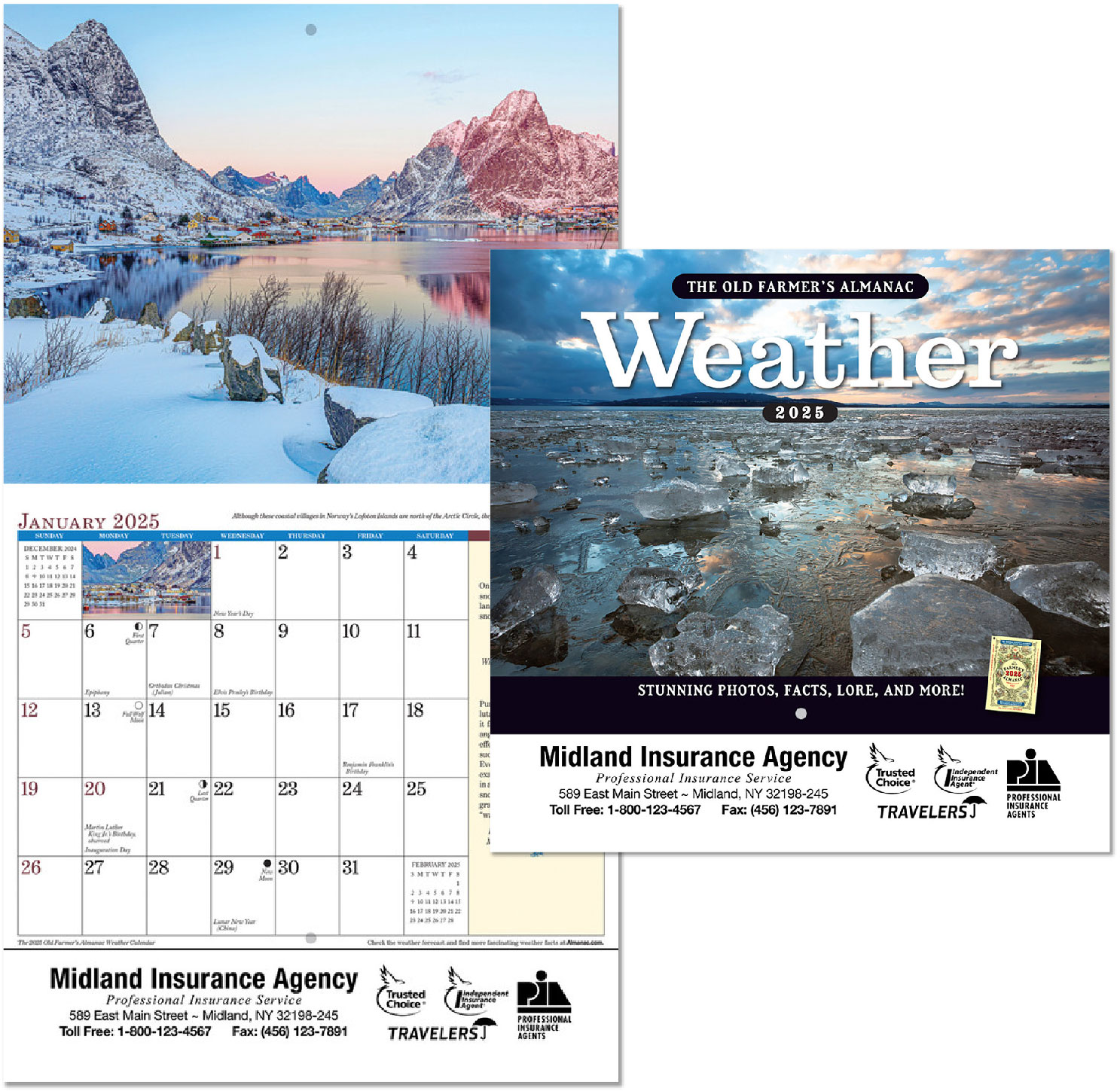 Custom Imprinted Calendar OFA Weather