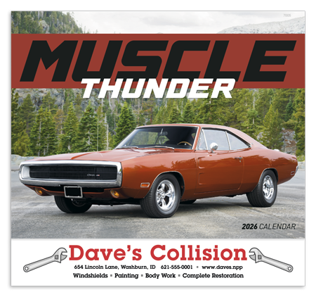 Muscle Thunder Calendar
