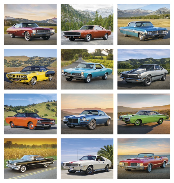 Click to Enlarge Monthly Images- Muscle Thunder #7205 Custom Imprinted Calendar - Muscle Thunder #7205