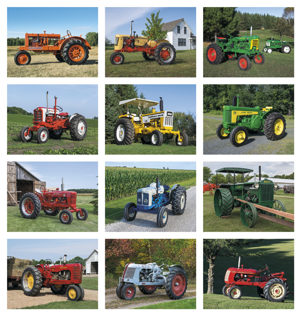 Click to Enlarge Monthly Images- Classic Tractors #7230 Custom Imprinted Calendar - Classic Tractors #7230