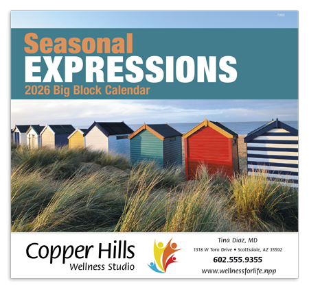 Seasonal Expressions Big Block Calendar