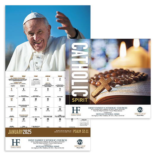 Custom Imprinted Calendar - Catholic Spirit #7254