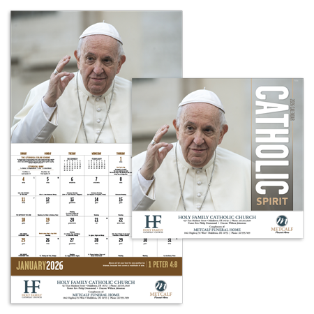 Custom Imprinted Calendar - Catholic Spirit #7254