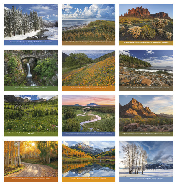 Click to Enlarge Monthly Images- Everlasting Word #7255 Custom Imprinted Calendar - Everlasting Word #7255