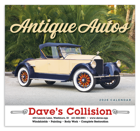 Antique Autos Calendar