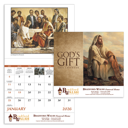 Custom Imprinted Calendar - God's Gift #7259 Custom Imprinted Calendar - God's Gift #7259