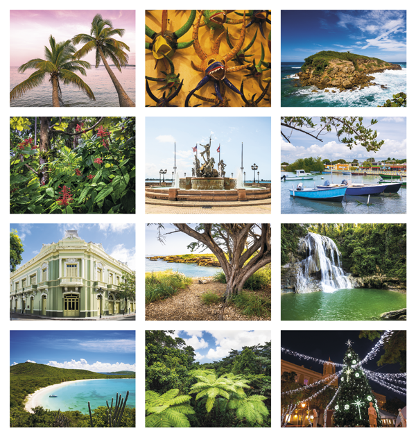 Click to Enlarge Monthly Images- Puerto Rico #7289 Custom Imprinted Calendar - Puerto Rico #7289