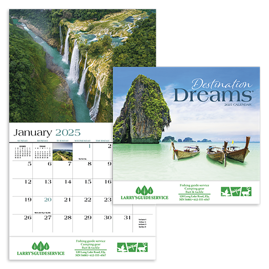 Custom Imprinted Calendar - Destination Dreams #804