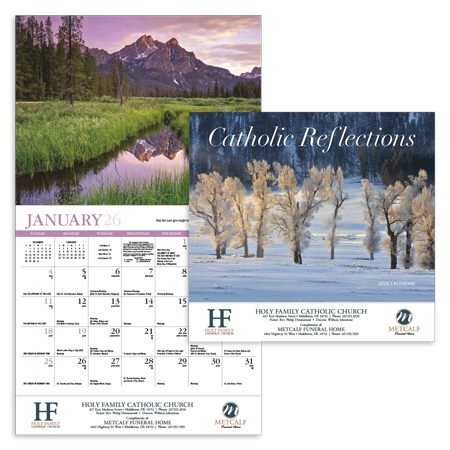 Custom Imprinted Calendar - Catholic Reflections #809 Custom Imprinted Calendar - Catholic Reflections #809