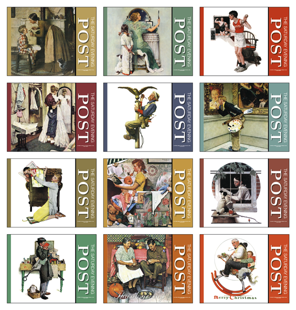 Click to Enlarge Monthly Images- The Saturday Evening Post #819 Custom Imprinted Calendar - The Saturday Evening Post #819