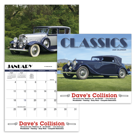 Custom Imprinted Calendar - Classics #820 Custom Imprinted Calendar - Classics #820