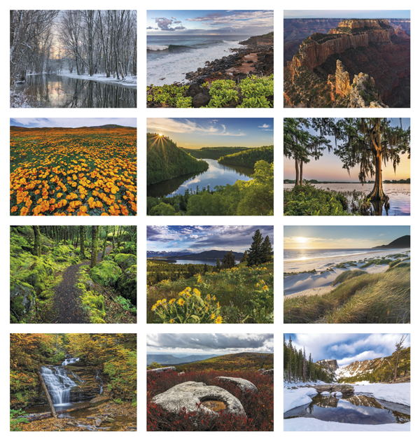 Click to Enlarge Monthly Images- Contemplations #825 Custom Imprinted Calendar - Contemplations #825