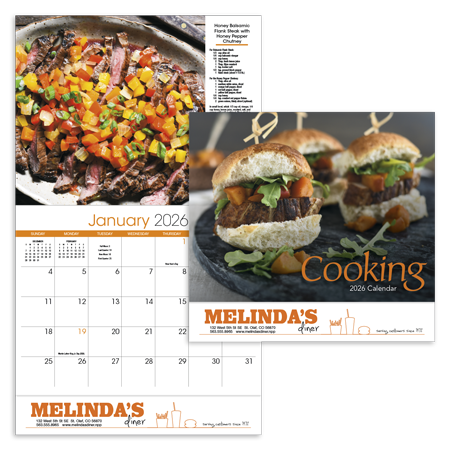 Custom Imprinted Calendar - Cooking #827 Custom Imprinted Calendar - Cooking #827