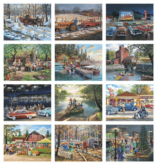 Click to Enlarge Monthly Images- America Remembered #829 Custom Imprinted Calendar - America Remembered #829