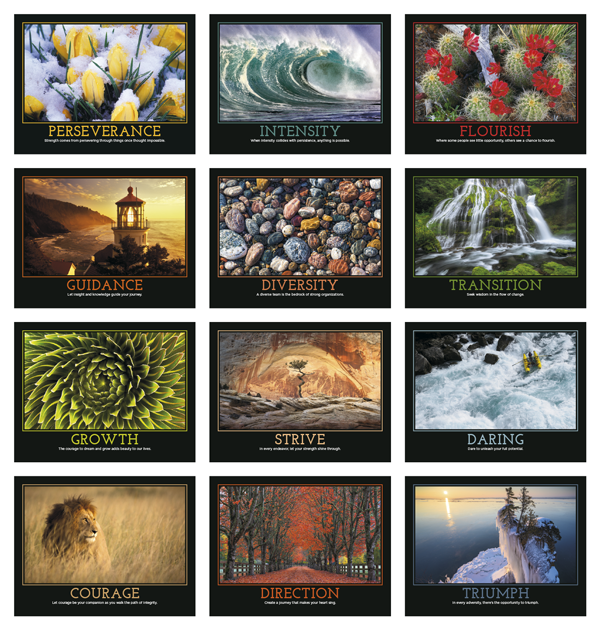 Click to Enlarge Monthly Images- Motivation #863 Custom Imprinted Calendar - Motivation #863