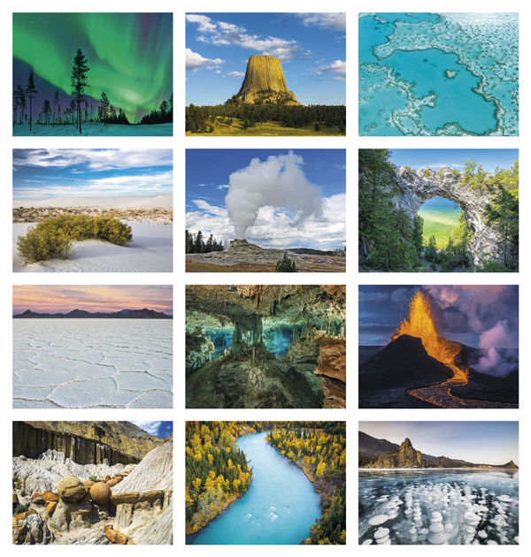 Click to Enlarge Monthly Images- Earth #872 Custom Imprinted Calendar - Earth #872