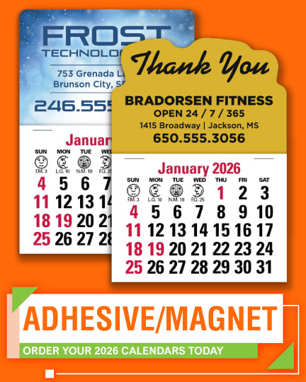 Fun calendar giveaways to your clients