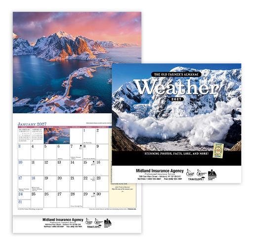Custom Imprinted Calendar OFA Weather
